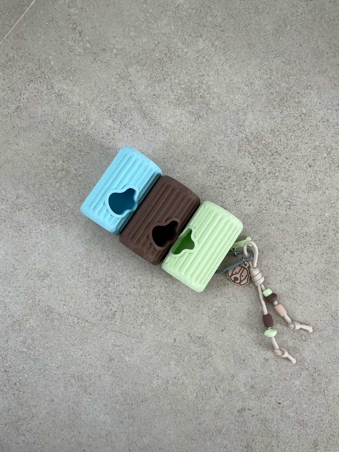 3D Printed Poop Bag Dispenser - BROWN