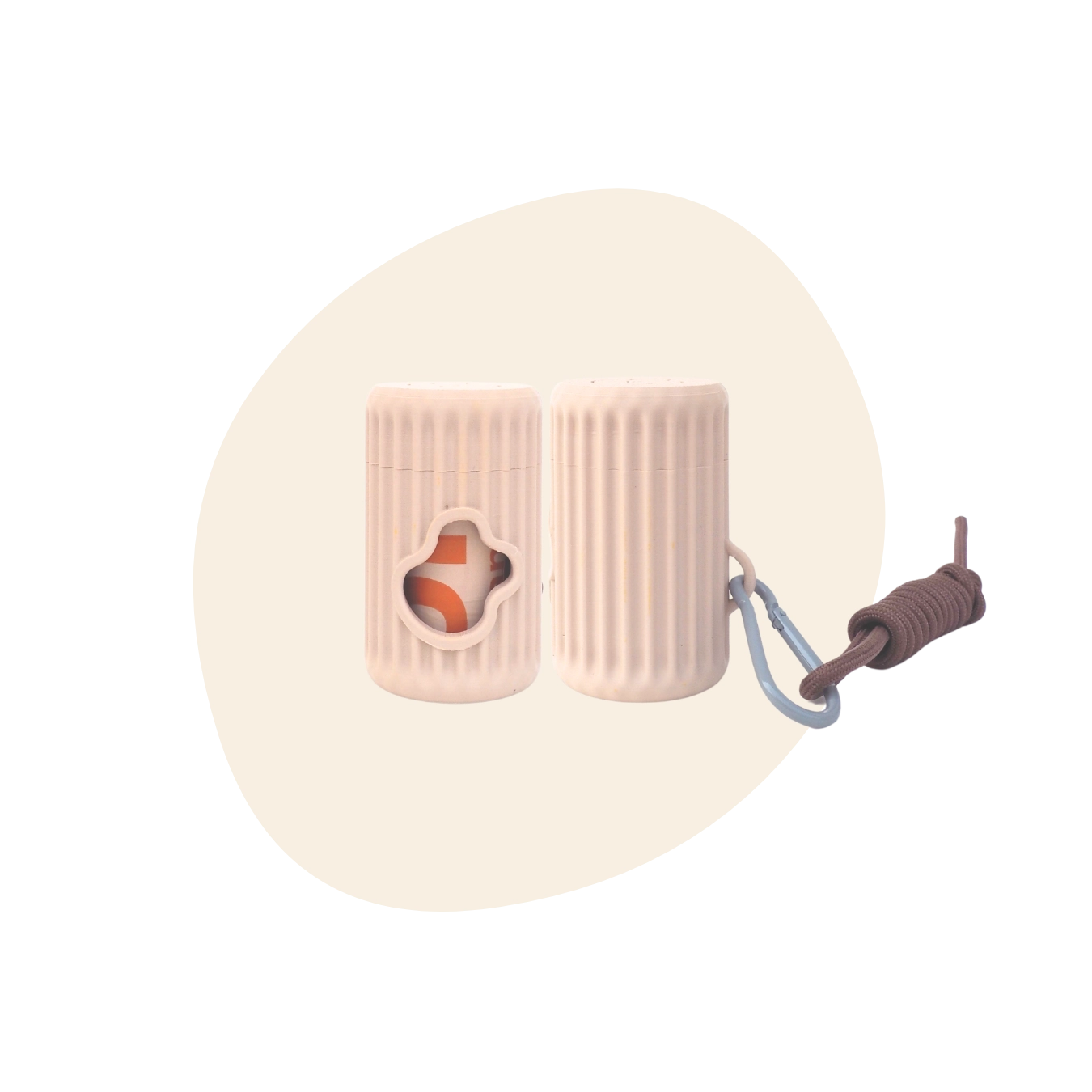 3D Printed Poop Bag Dispenser - BEIGE