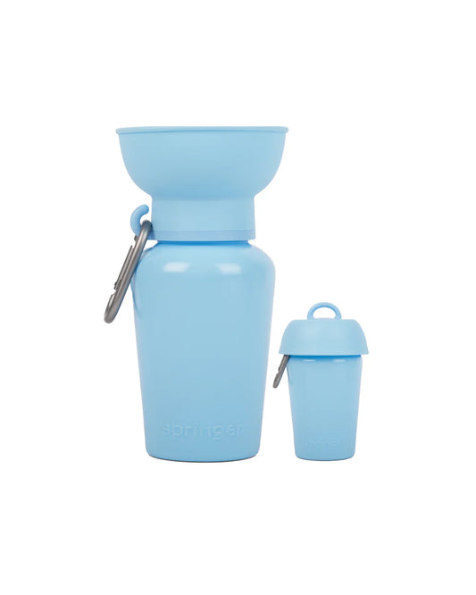 Flip Travel Water Bottle - Sky Blue