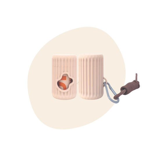 3D Printed Poop Bag Dispenser - BEIGE