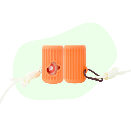 3D Printed Poop Bag Dispenser - ORANGE