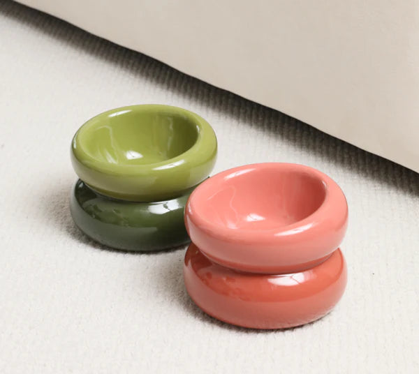 SOUFFLÉ PET BOWL - AVOCADO GREEN