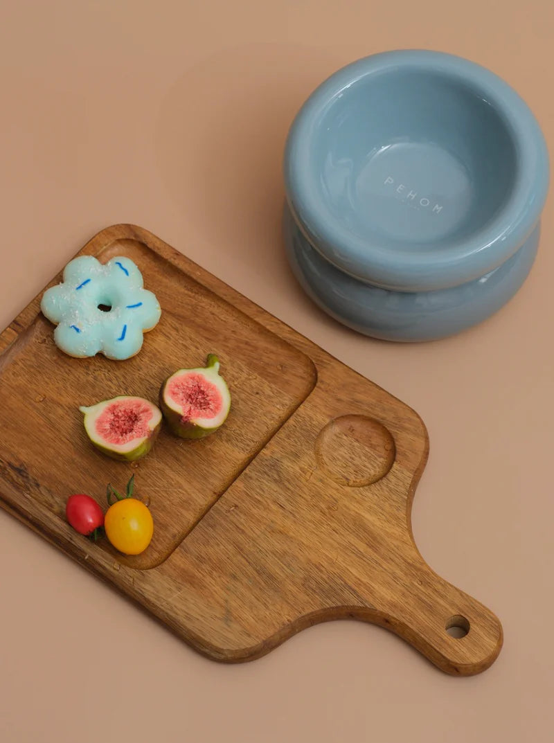 SOUFFLÉ PET BOWL - FROZEN BLUE