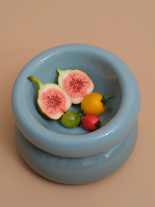 SOUFFLÉ PET BOWL - FROZEN BLUE