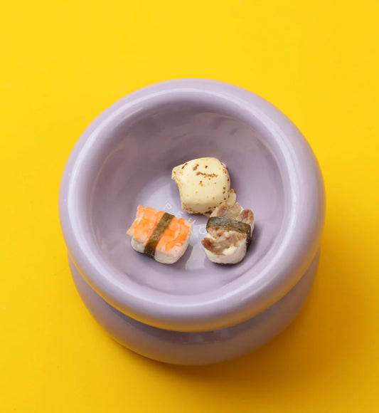 SOUFFLÉ PET BOWL - PURPLE