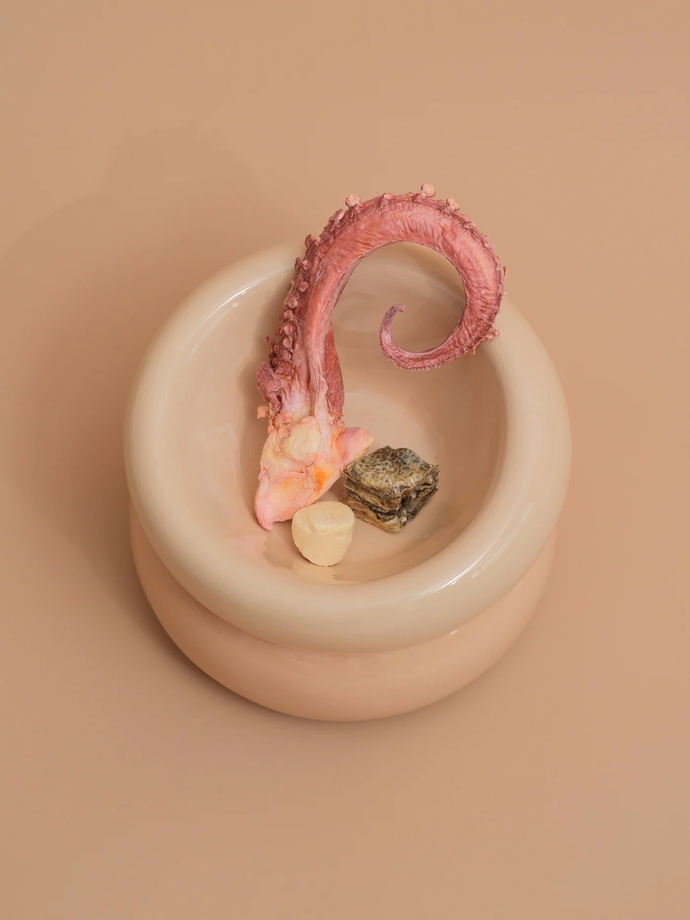 SOUFFLÉ PET BOWL - CREAM BEIGE