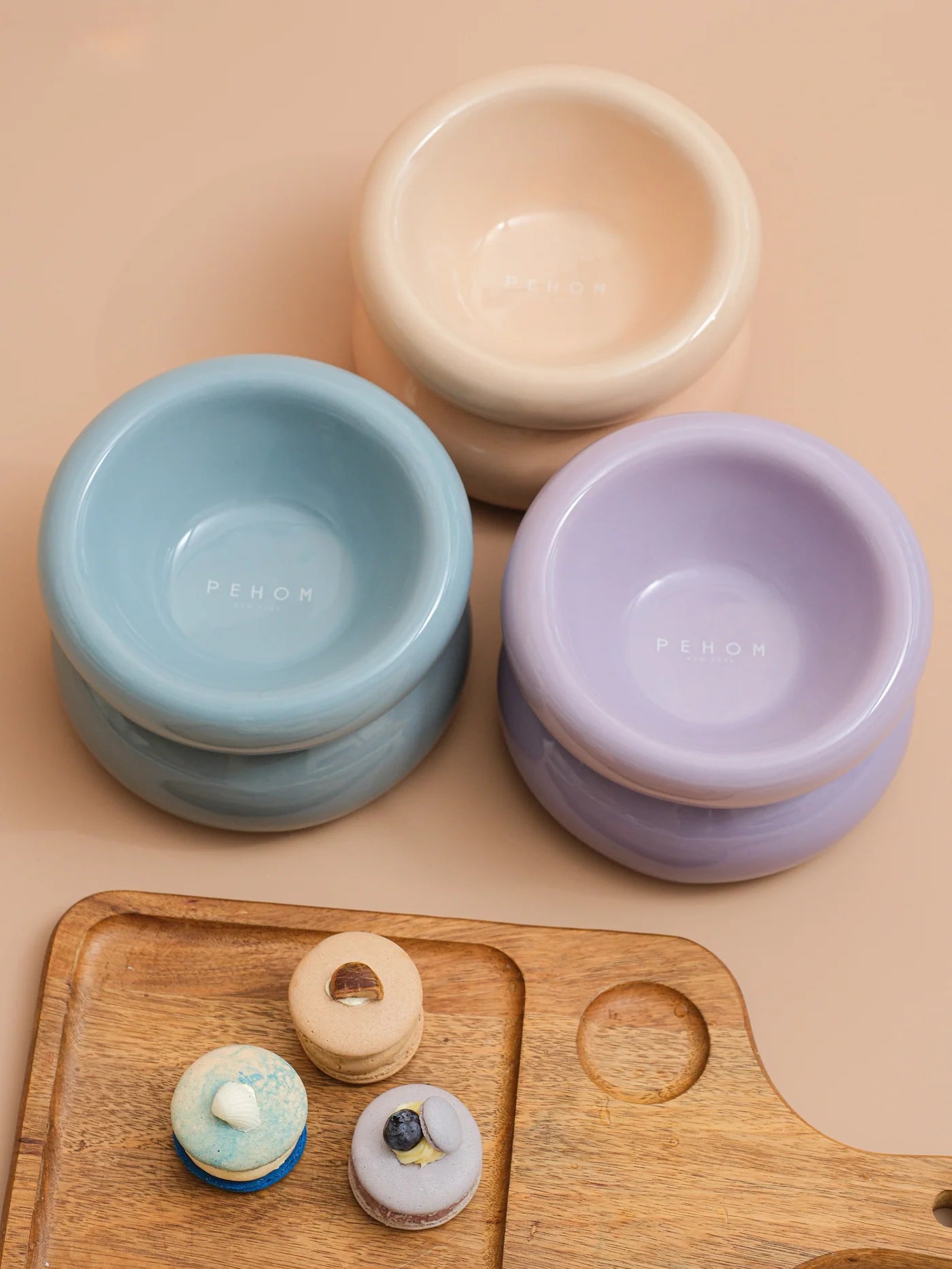 SOUFFLÉ PET BOWL - PURPLE