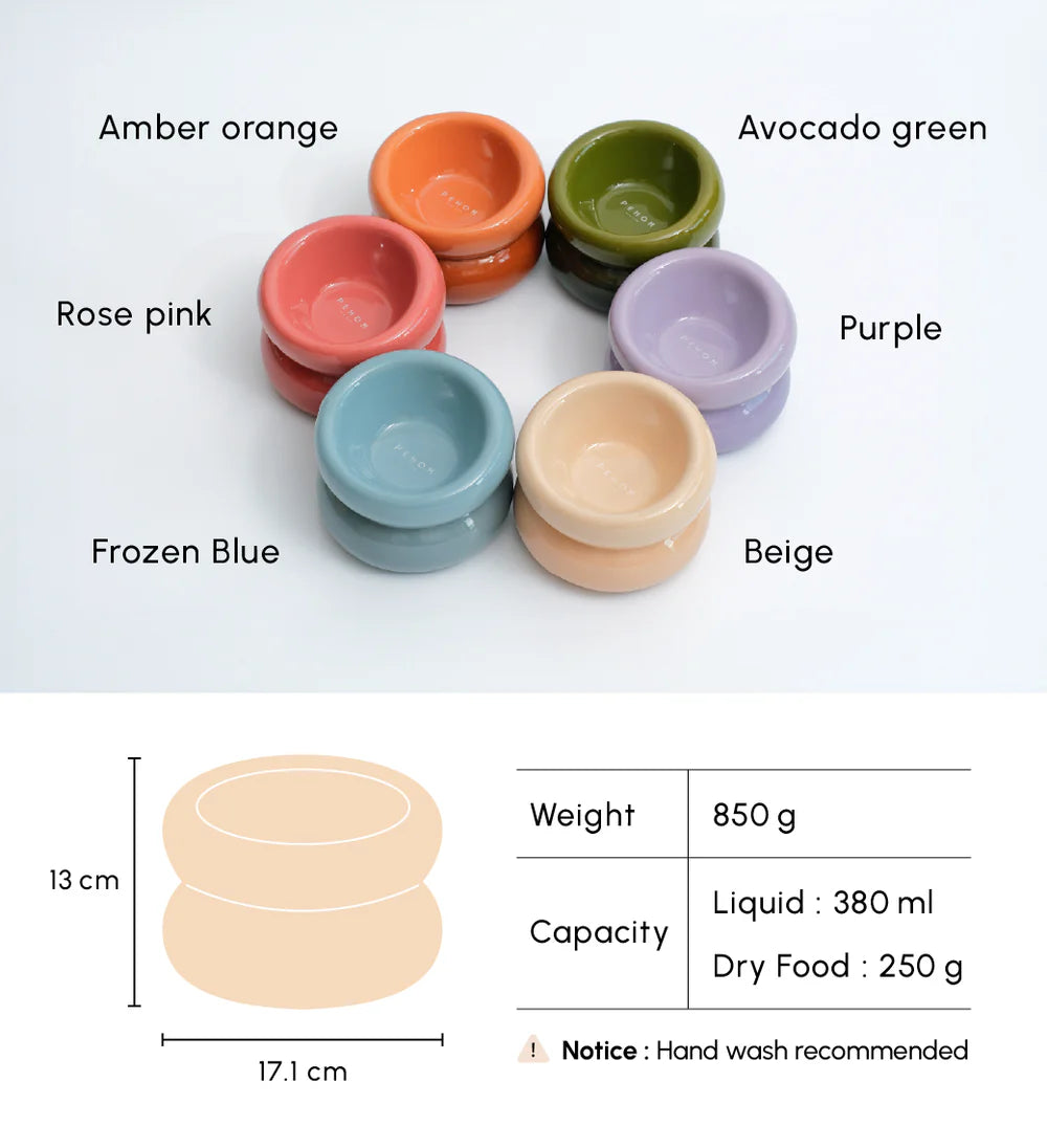 SOUFFLÉ PET BOWL - PURPLE