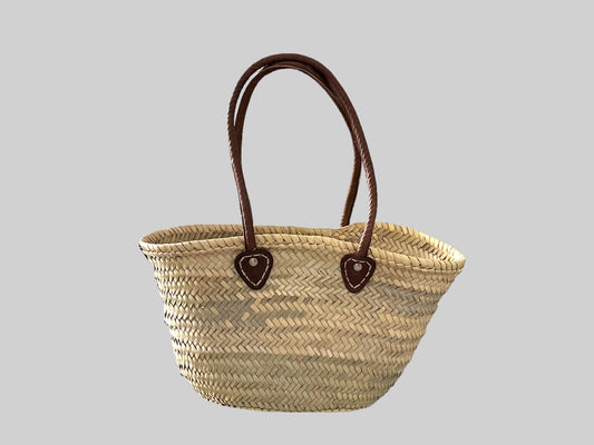 Vera straw shoulder bag